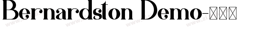 Bernardston Demo字体转换